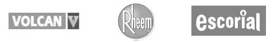 Logos Caldera Volcan Rheem Escorial